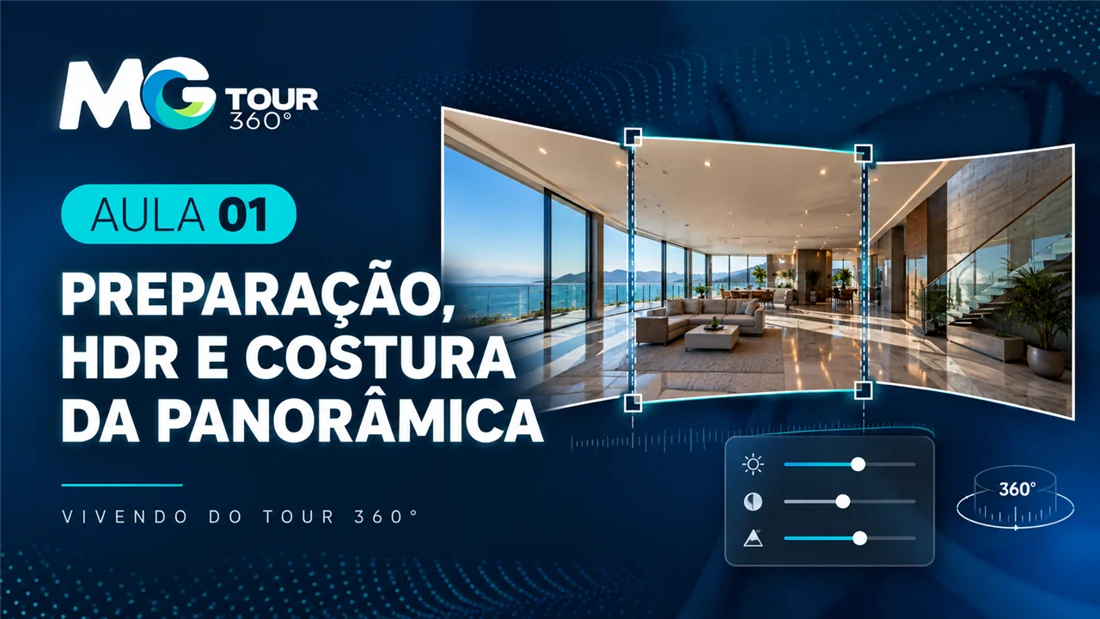 Capa da aula 01: Preparação, HDR e costura da panorâmica
