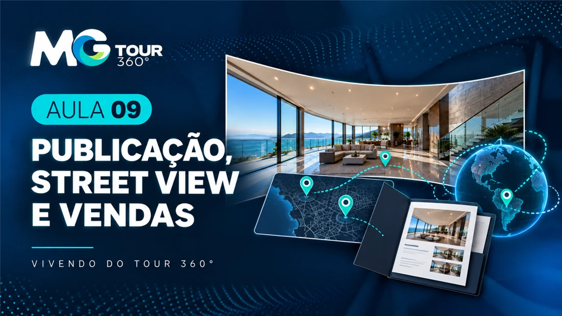 Capa da aula 09: Publicação, Street View e vendas